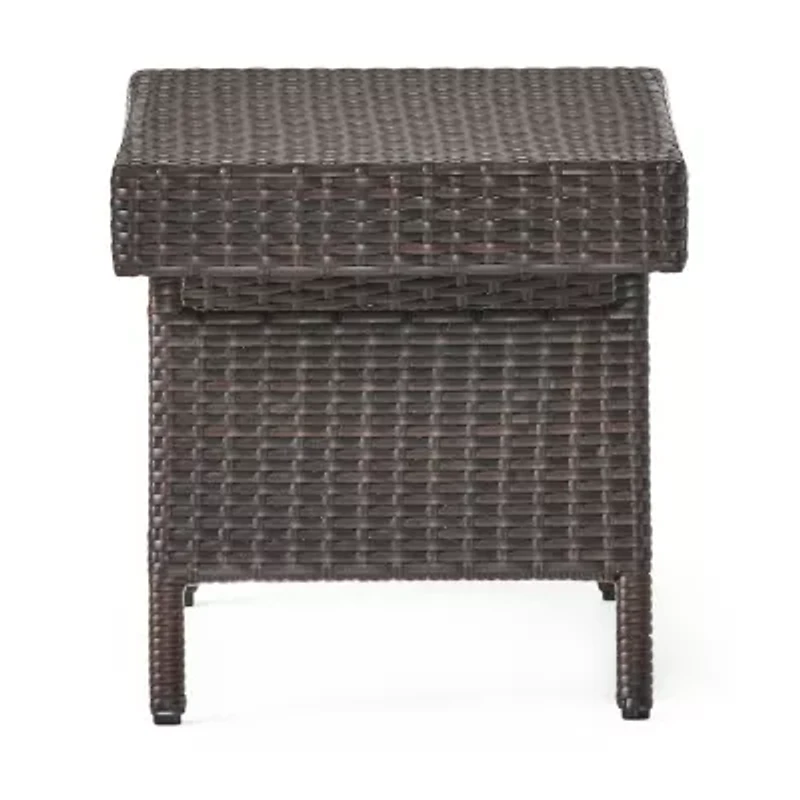 Salem Folding Rattan Side Table
