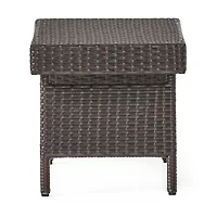 Salem Folding Rattan Side Table