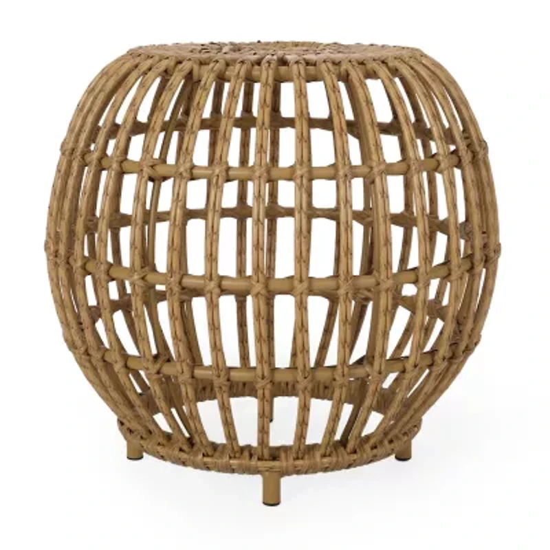 Ottawa Weather Resistant Rattan Side Table