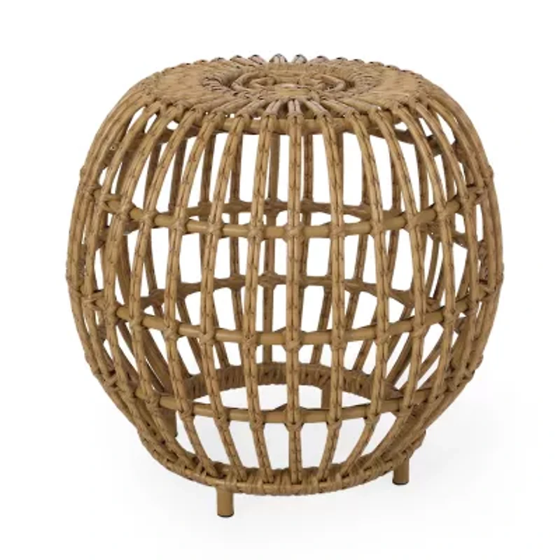 Ottawa Weather Resistant Rattan Side Table