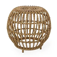 Ottawa Weather Resistant Rattan Side Table