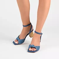 Journee Collection Womens Galinda Heeled Sandals