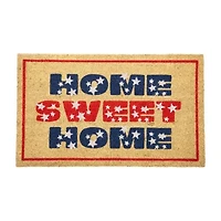 Northlight Home Sweet Home Coir Outdoor Indoor Rectangular Doormat