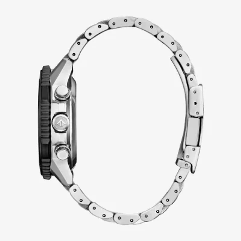 Citizen Mens Chronograph Silver Tone Stainless Steel Bracelet Watch Ca4664-60x