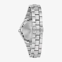 Bulova Dress/Classic Womens Silver Tone Stainless Steel Bracelet Watch 96m168