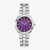 Bulova Dress/Classic Womens Silver Tone Stainless Steel Bracelet Watch 96m168