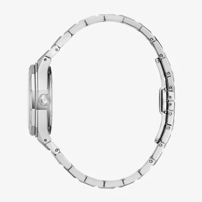 Bulova Dress/Classic Womens Silver Tone Stainless Steel Bracelet Watch 96m168