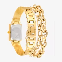 Womens Gold Tone Bracelet Watch A1955g-22-A27