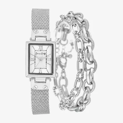 Womens Silver Tone Bracelet Watch A1955s-22-B28