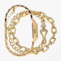 Womens Gold Tone Bracelet Watch A1956g-22-A27