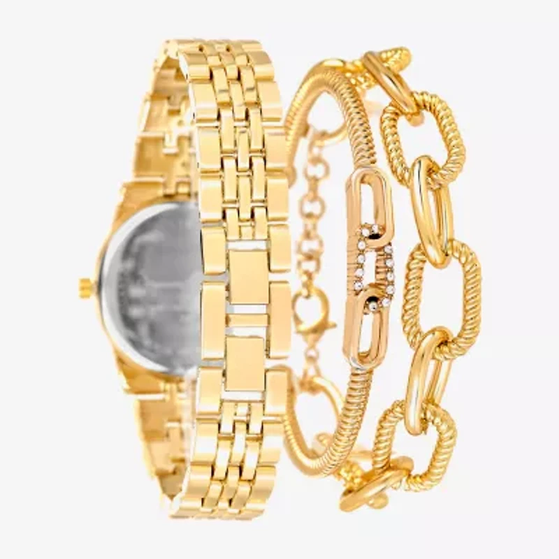 Womens Gold Tone Bracelet Watch A1972g-22-E27