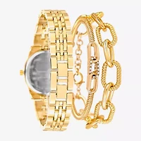Womens Gold Tone Bracelet Watch A1972g-22-E27