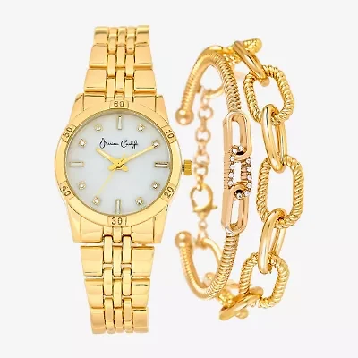 Womens Gold Tone Bracelet Watch A1972g-22-E27