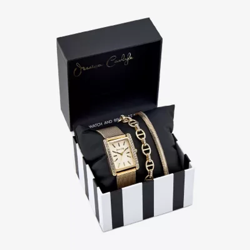 Womens Gold Tone Bracelet Watch A1973g-22-H27