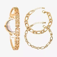 Womens Gold Tone Bracelet Watch A1974g-22-G27