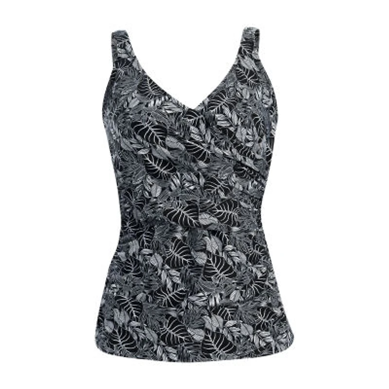 Dolfin Womens Easy-on + Easy-off Leaf One Piece Swimsuit