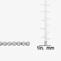 (F, Si2) Womens 3 CT. T.W. Lab Grown White Diamond 10K White Gold Bangle Bracelet