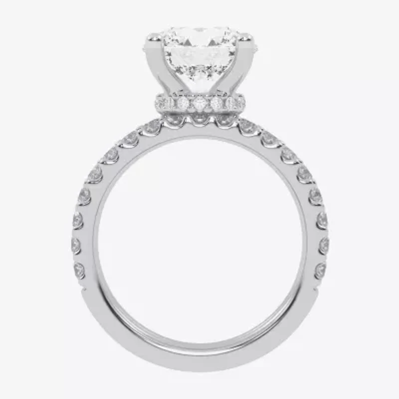 Signature By Modern Bride (G / Vs2-Si1) Womens 6 CT. T.W. Lab Grown White Diamond 14K Gold Round Side Stone Bridal Set