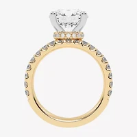 Signature By Modern Bride (G / Vs2-Si1) Womens 6 CT. T.W. Lab Grown White Diamond 14K Gold Round Side Stone Bridal Set