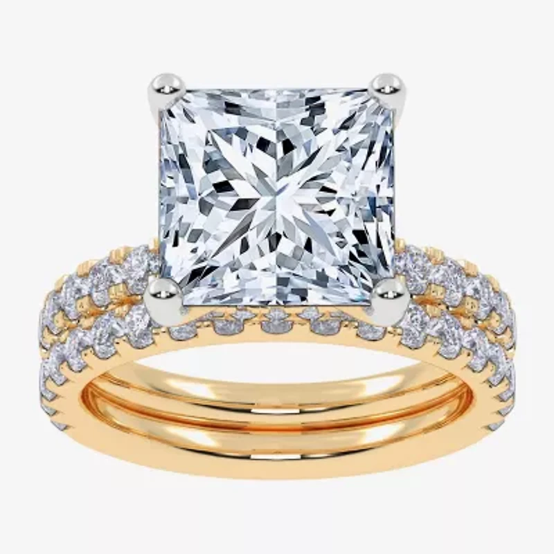 Signature By Modern Bride (G / Vs2-Si1) Womens CT. T.W. Lab Grown White Diamond 14K Gold Side Stone Bridal Set