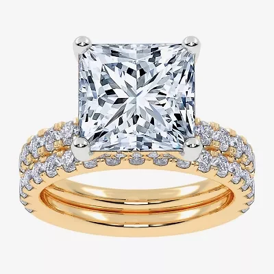 Signature By Modern Bride (G / Vs2-Si1) Womens CT. T.W. Lab Grown White Diamond 14K Gold Side Stone Bridal Set
