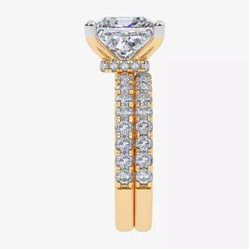 Signature By Modern Bride (G / Vs2-Si1) Womens CT. T.W. Lab Grown White Diamond 14K Gold Side Stone Bridal Set