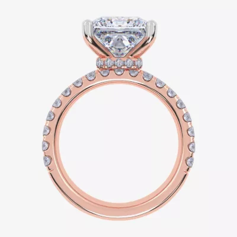 Signature By Modern Bride (G / Vs2-Si1) Womens CT. T.W. Lab Grown White Diamond 14K Rose Gold Side Stone Bridal Set