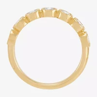 (H-I / I1) Womens 4MM 3/4 CT. T.W. Lab Grown White Diamond 10K Gold Wedding Band