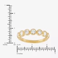 (H-I / I1) Womens 4MM 3/4 CT. T.W. Lab Grown White Diamond 10K Gold Wedding Band