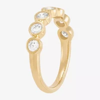 (H-I / I1) Womens 4MM 3/4 CT. T.W. Lab Grown White Diamond 10K Gold Wedding Band