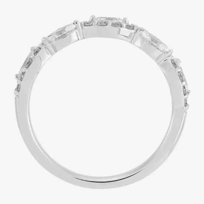 H-I / Si2) Womens / CT. T.W. Lab Grown White Diamond 10K Gold Wedding Band