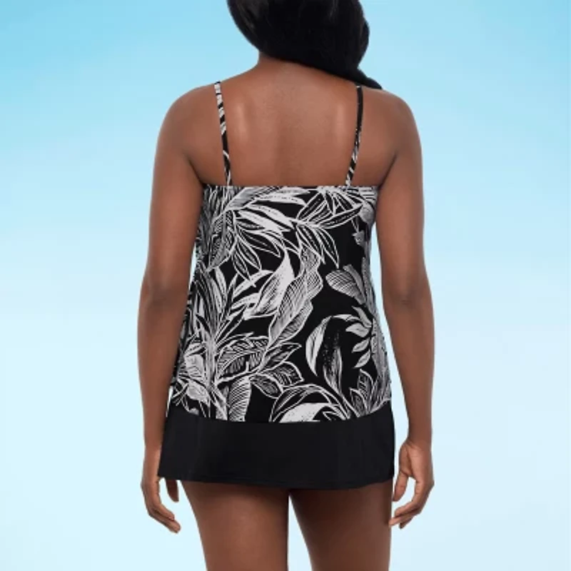 Sonnet Shores Womens Tankini Swimsuit Top