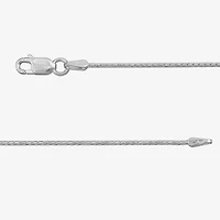 Made in Italy Womens Sterling Silver 18 Inch Curb Chain Necklace