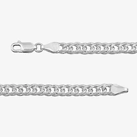 Made in Italy Womens Sterling Silver 20 Inch Fashion Chain Necklace