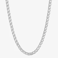 Made in Italy Womens Sterling Silver 20 Inch Fashion Chain Necklace
