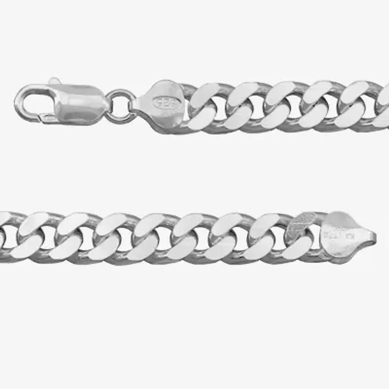 Made in Italy Mens Sterling Silver 22 Inch Curb Chain Necklace