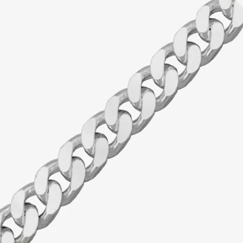 Made in Italy Mens Sterling Silver 22 Inch Curb Chain Necklace