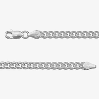 Made in Italy Unisex Adult Sterling Silver 20 Inch Curb Chain Necklace