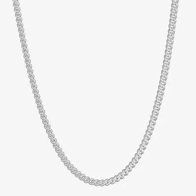 Made in Italy Unisex Adult Sterling Silver 20 Inch Curb Chain Necklace