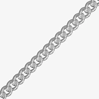 Made in Italy Unisex Adult Sterling Silver 20 Inch Curb Chain Necklace