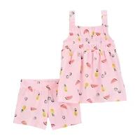 Carter's Baby Girls 2-pc. Short Set