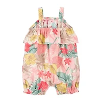 Carter's Baby Girls Sleeveless Floral Romper