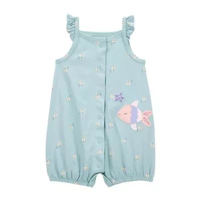 Carter's Baby Girls Sleeveless Animal Romper