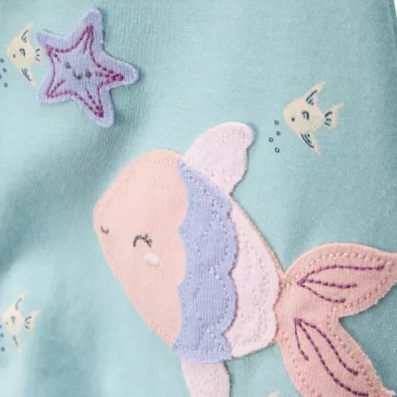 Carter's Baby Girls Sleeveless Animal Romper