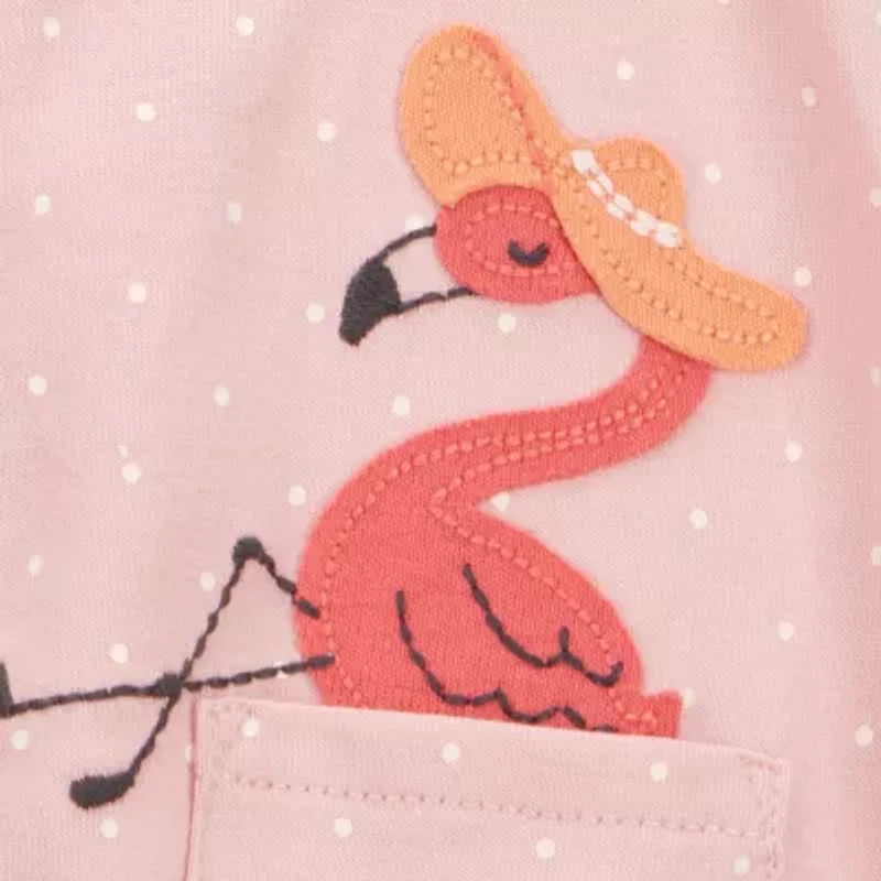 Carter's Baby Girls Sleeveless Animal Romper