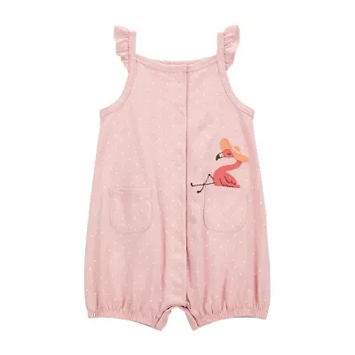 Carter's Baby Girls Sleeveless Animal Romper