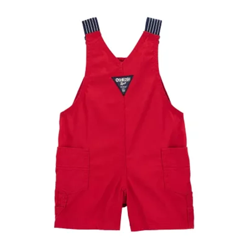 Oshkosh Baby Boys Square Neck Sleeveless Jumpsuit