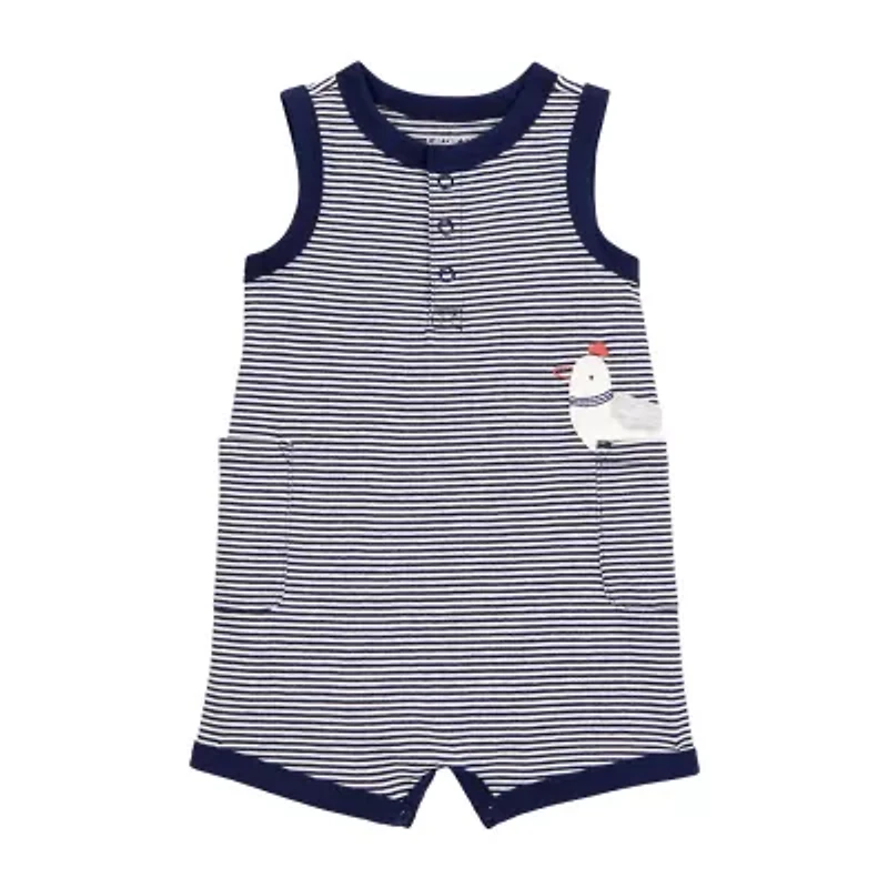 Carter's Baby Boys Sleeveless Animal Romper