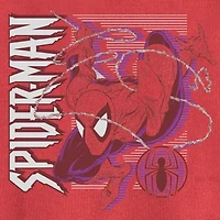 Mens Crew Neck Spiderman Muscle Tank