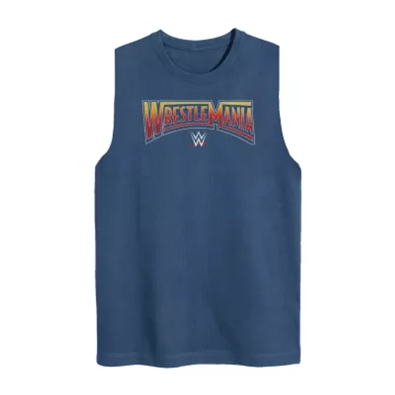 Mens Crew Neck WWE Muscle Tank